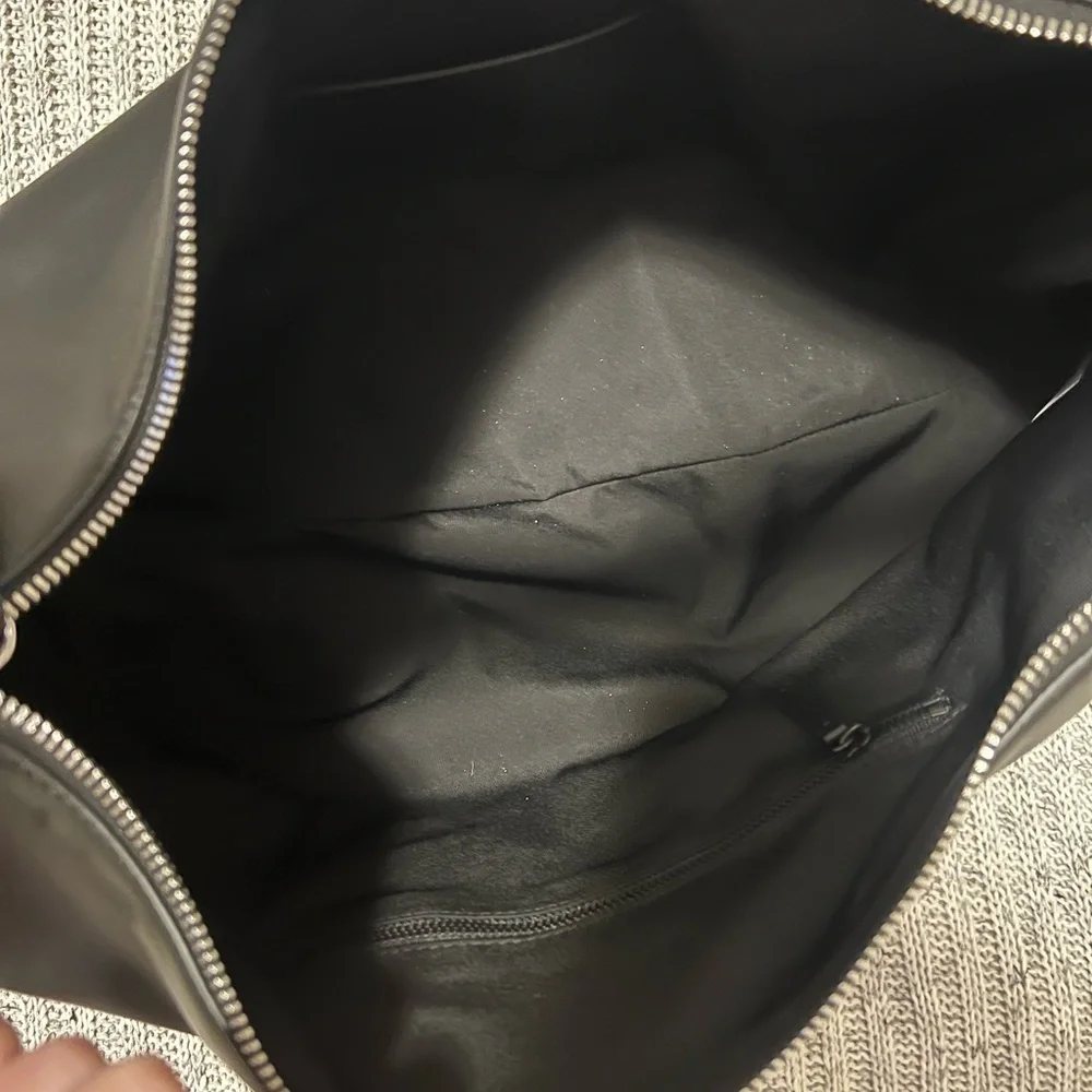WeWoreWhat Black Leather Hobo Bag